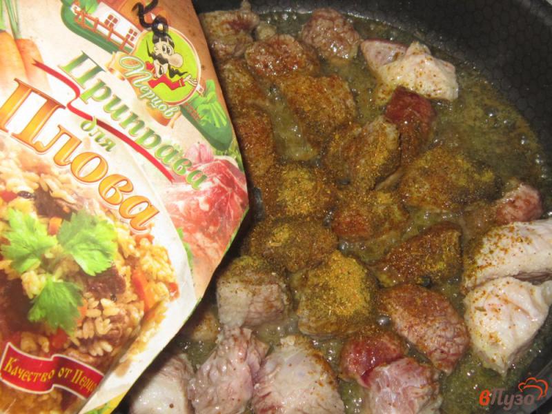 Фото приготовление рецепта: Гречка с говядиной и овощами шаг №2