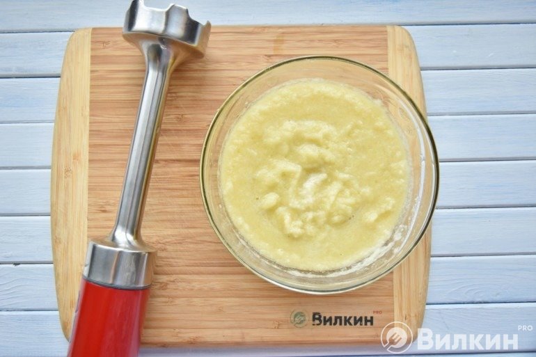 Пюре из кабачков и чеснока