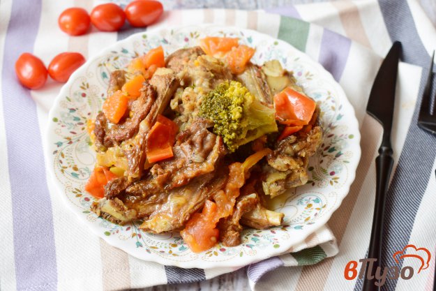 Баранина с овощами