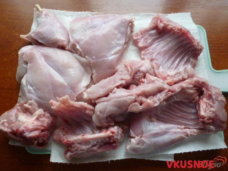 Фото приготовление рецепта: Кролик запеченный в рукаве шаг №4