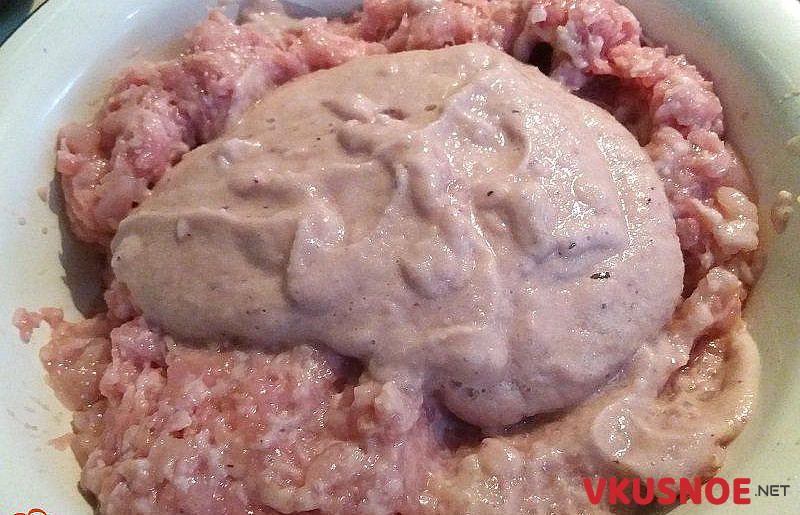 Фото приготовление рецепта: Котлеты из фарша мяса индейки и курицы шаг №3