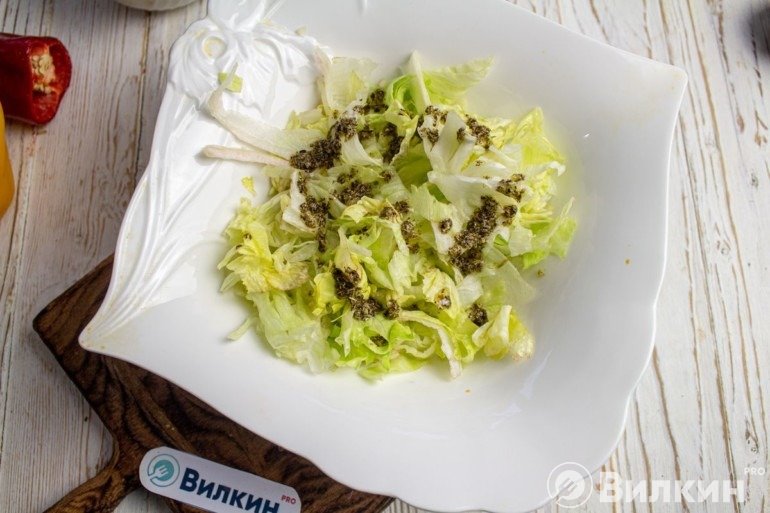 Заливка заправкой
