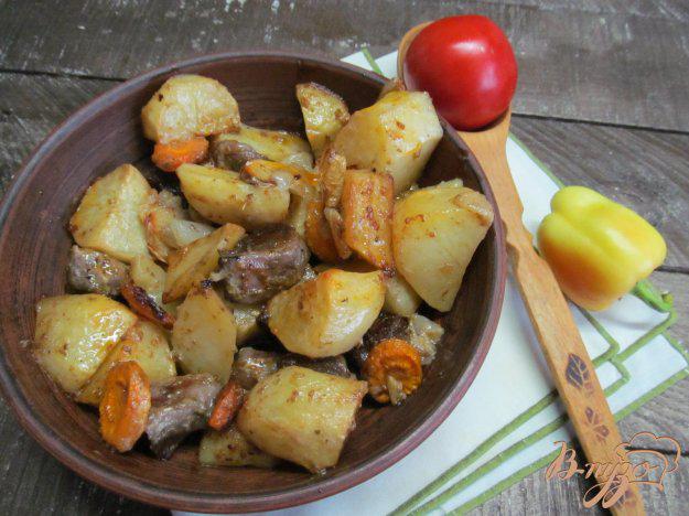 Запеченная баранина с овощами в духовке