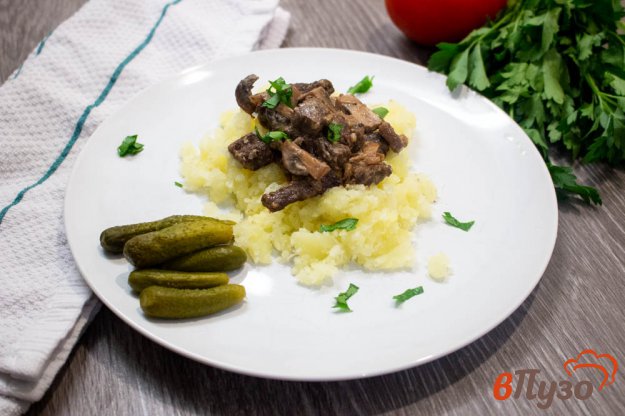 Бефстроганов с грибами