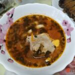 Борщ зелёный со свиными ребрышками 1