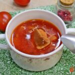 Борщ из курицы с грибами 1