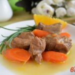 Говядина с апельсиновым соком