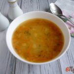 Гороховый суп на утином бульоне
