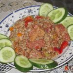 Гречка с говядиной и овощами