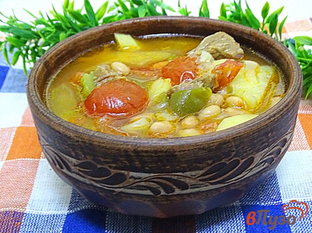 Диетическая тушёная говядина с овощами