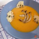 Крем-суп тыквенный со свежими грибами и сладким перцем