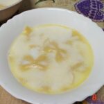 Молочный суп с пастой фарфалле