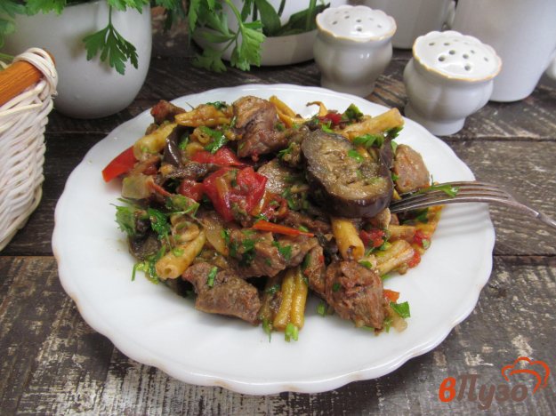 Мусака с говядиной и стручковой фасолью