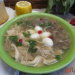 Пасхальное заливное из курицы и говядины