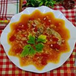 Суп с помидорами и рисом