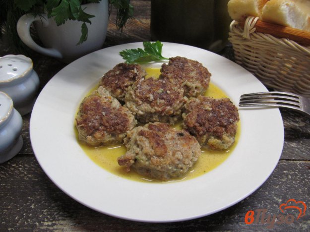 Тефтели из говяжьего фарша с овощами в сметане