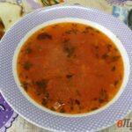 Томатный суп с фасолью