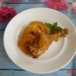 Утиные голени с карамелизированными яблоками