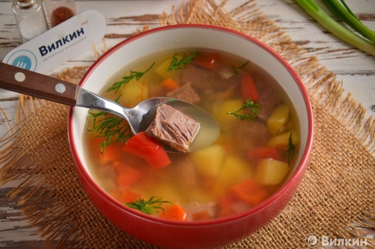 Шурпа из говядины в мультиварке